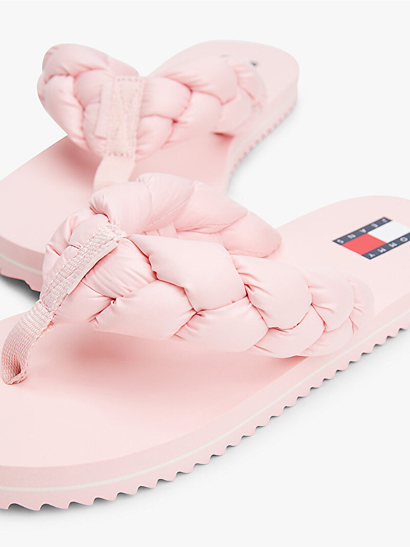 Kadın Braided Thong Plaj Terliği Pembe EN0EN02877TH2
