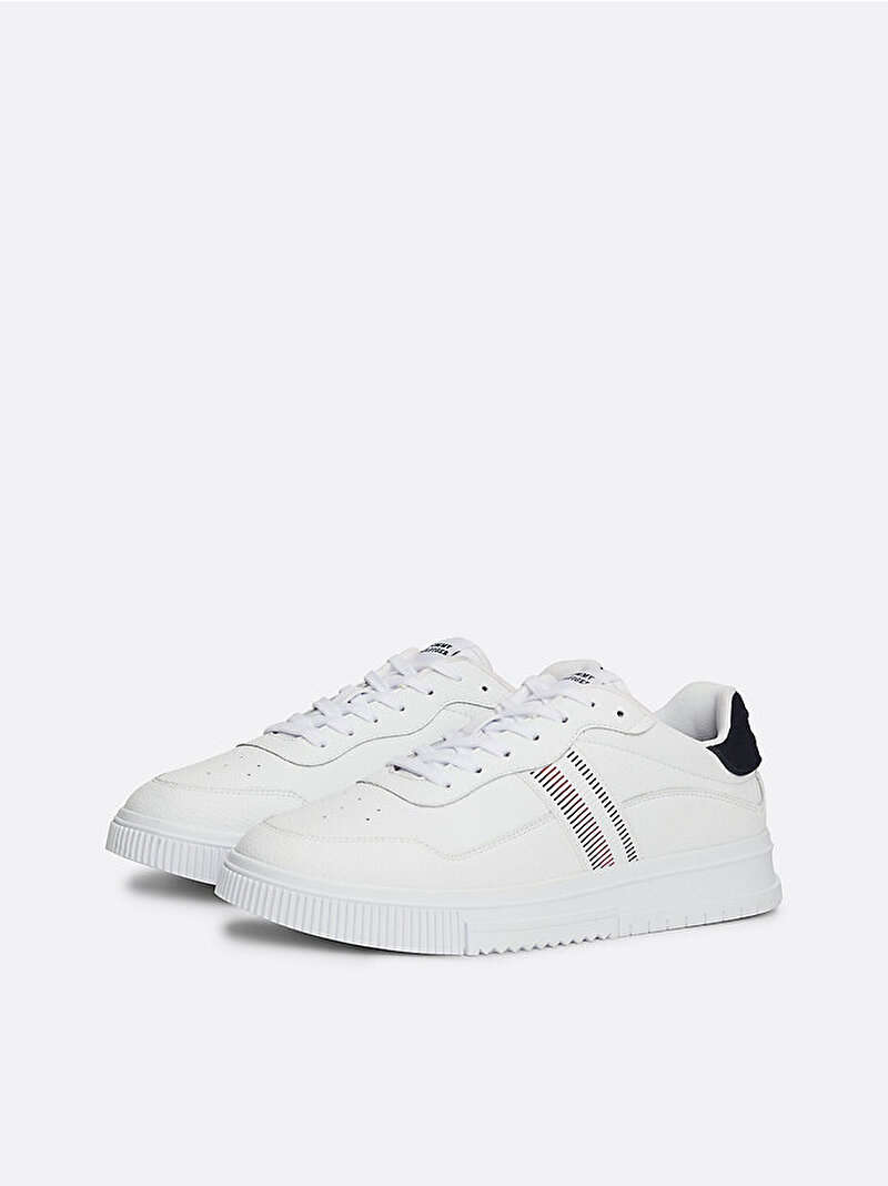 Erkek Supercup Stripes Sneaker Beyaz  FM0FM05300YBS