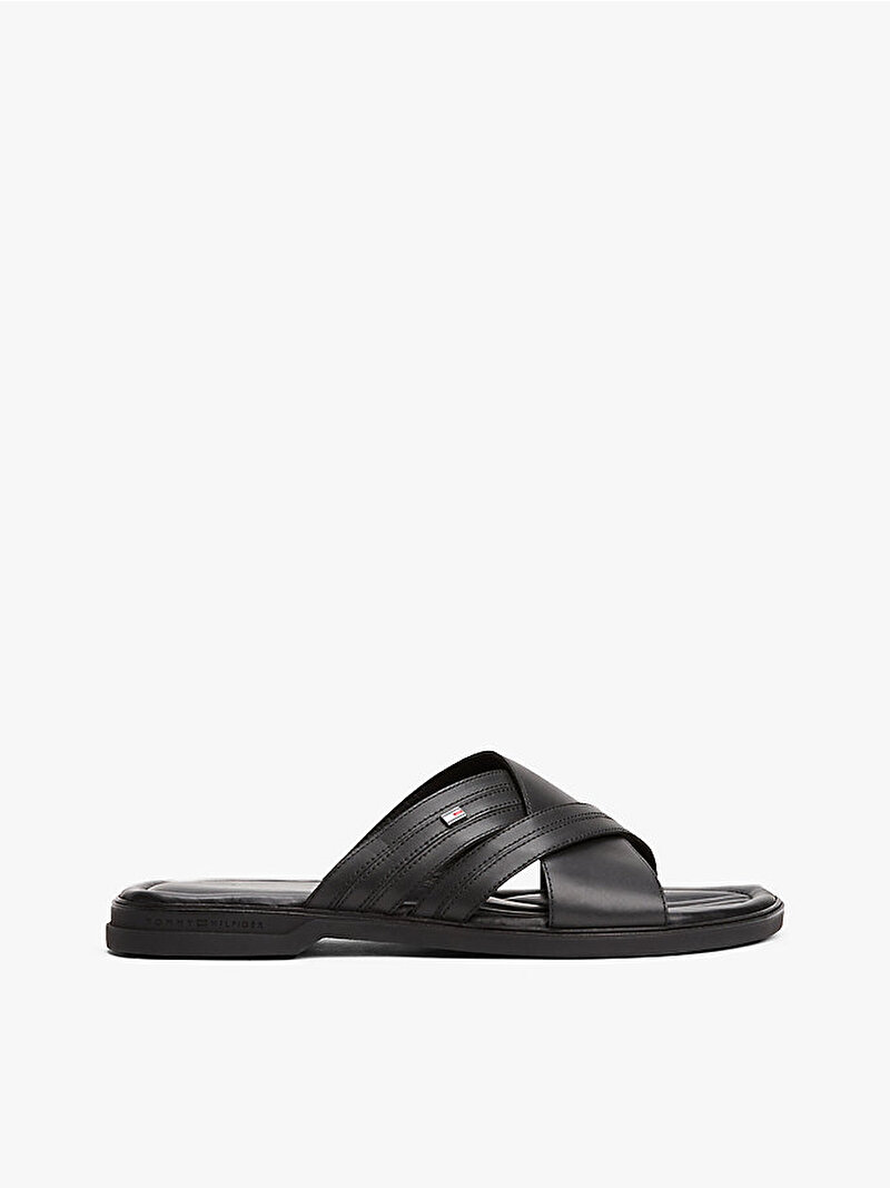 Erkek Premium Hilfiger Sandalet Siyah FM0FM05504BDS