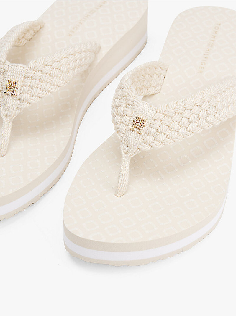 Kadın TH Crochet Mid Plaj Terliği Bej  FW0FW08737ACJ