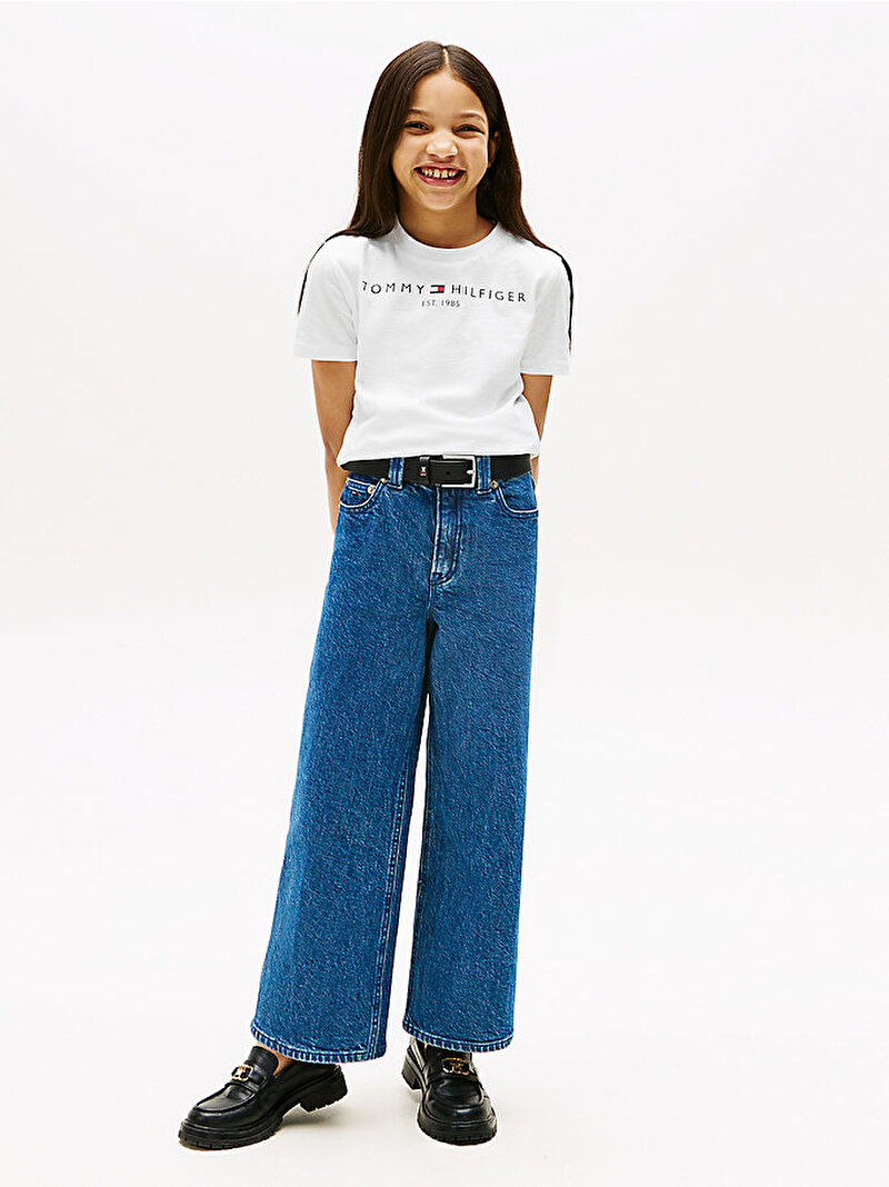 Çocuk Unisex Essential T-shirt Beyaz  KS0KS00210YBR