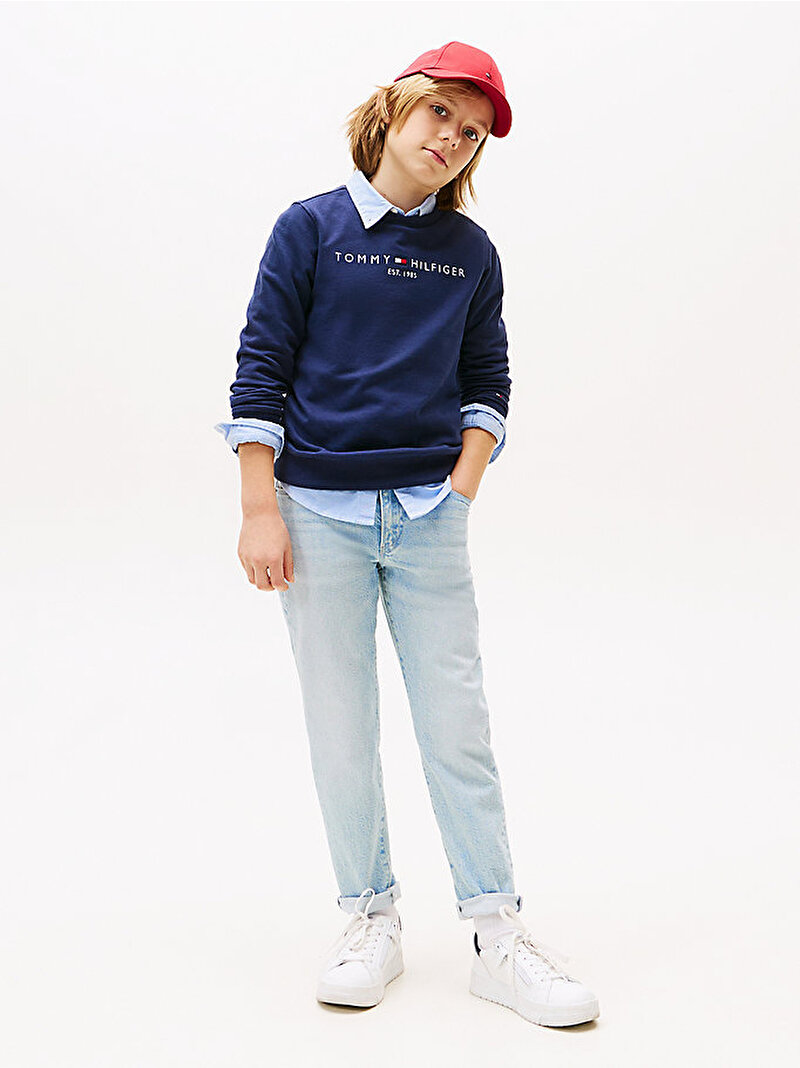 Çocuk Unisex Essential Sweatshirt Lacivert KS0KS00212C87