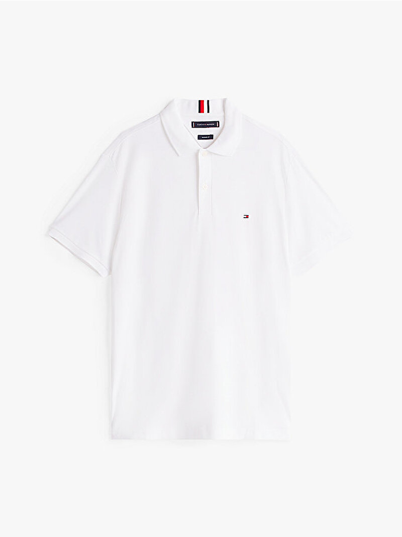 Erkek Liquid Cotton Essential Polo T-shirt Beyaz  MW0MW35585YBR
