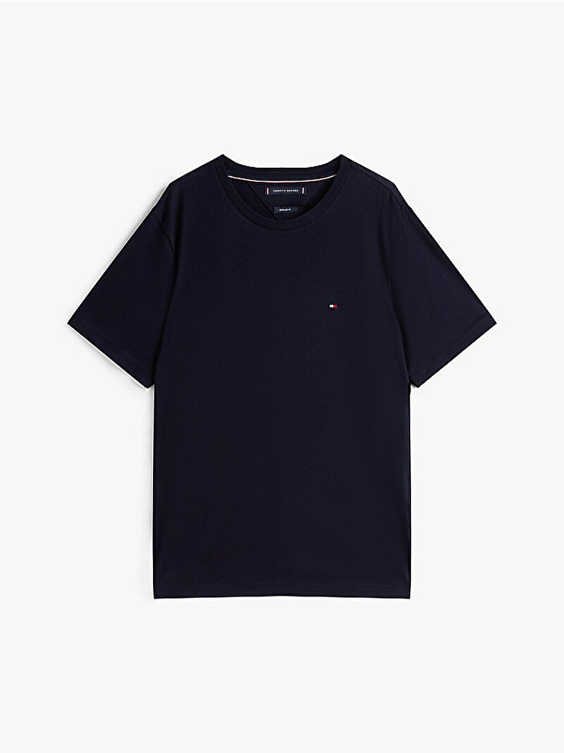 Erkek Essential Regular Fit T-shirt Lacivert MW0MW37267DW5