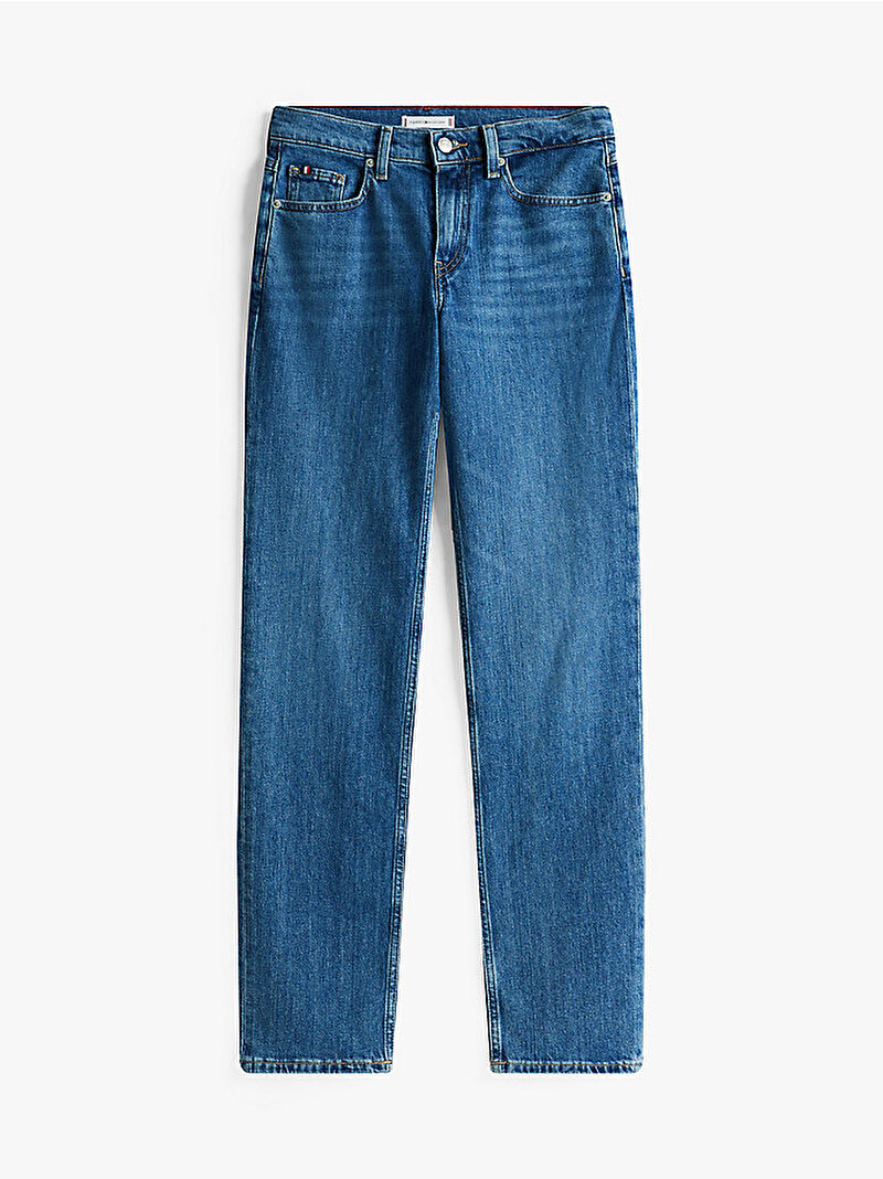Kadın Classic Straight Jean Pantolon Mavi  WW0WW4248902D