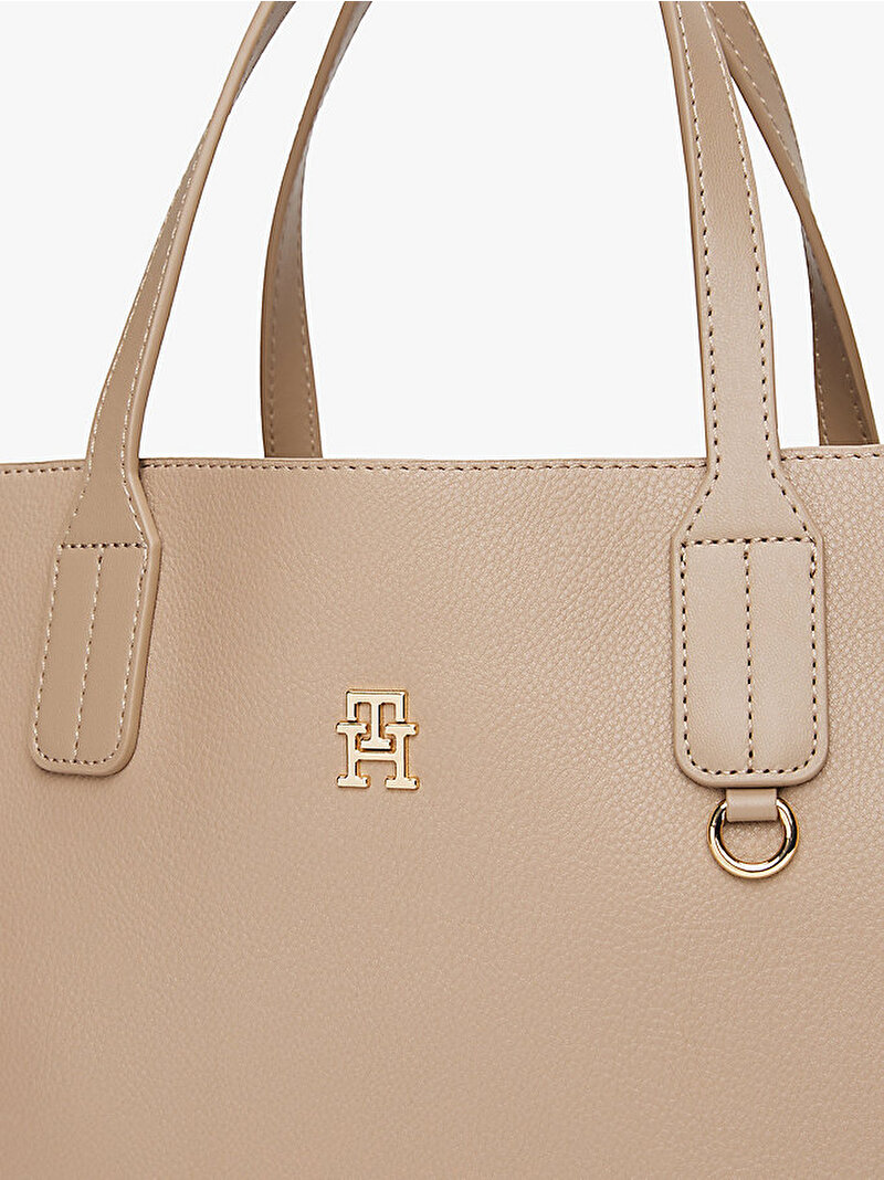 Kadın TH Distinct Satchel Çanta Bej  AW0AW17463AFE