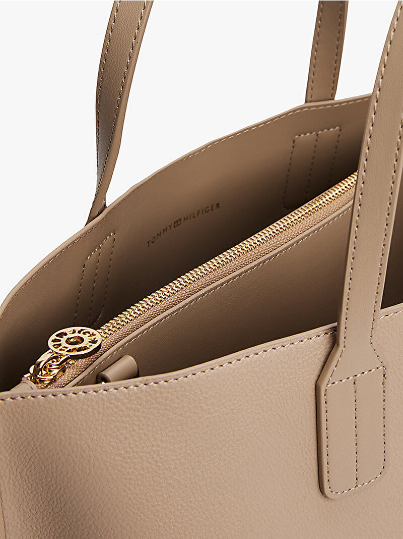 Kadın TH Distinct Satchel Çanta Bej  AW0AW17463AFE