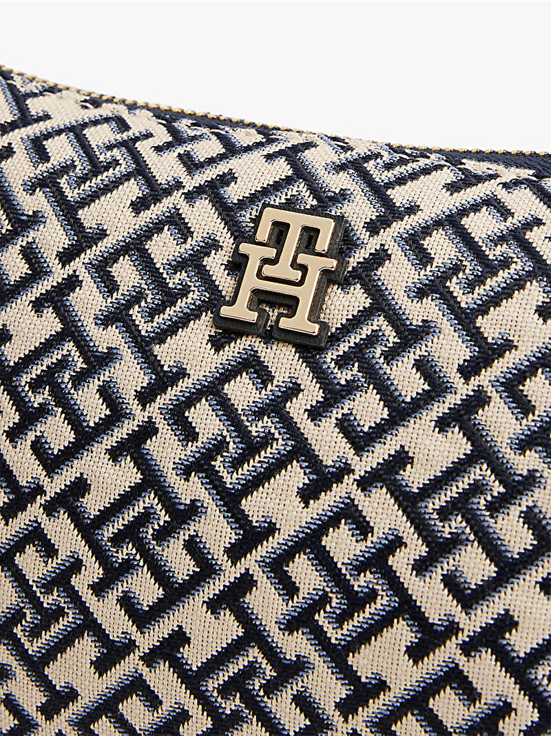 Kadın TH Jacquard Omuz Çantası Lacivert AW0AW17828DW6
