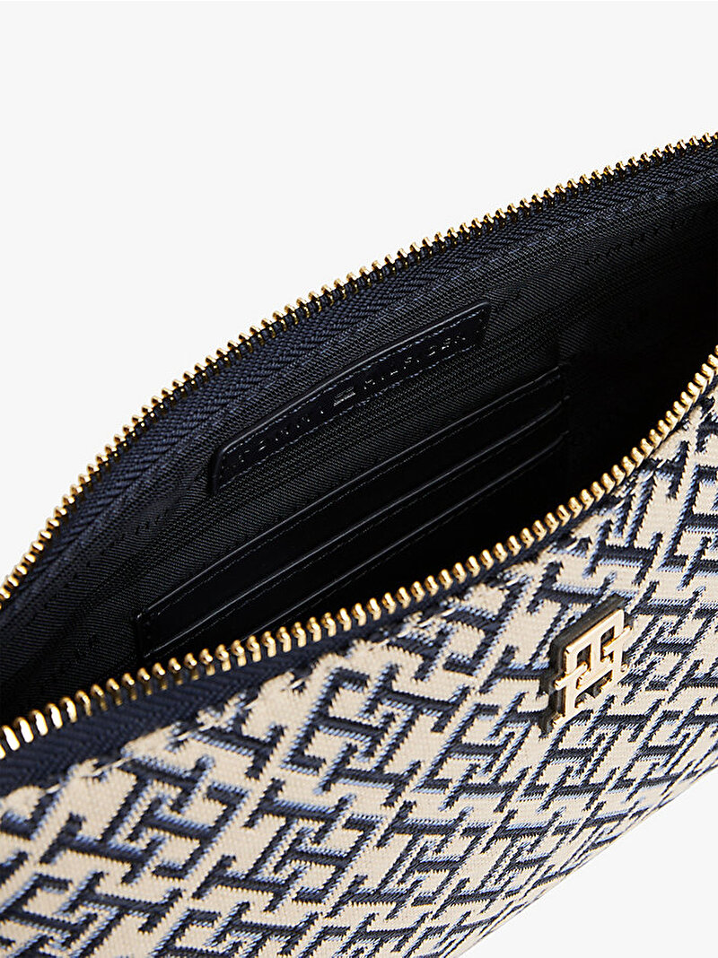 Kadın TH Jacquard Omuz Çantası Lacivert AW0AW17828DW6