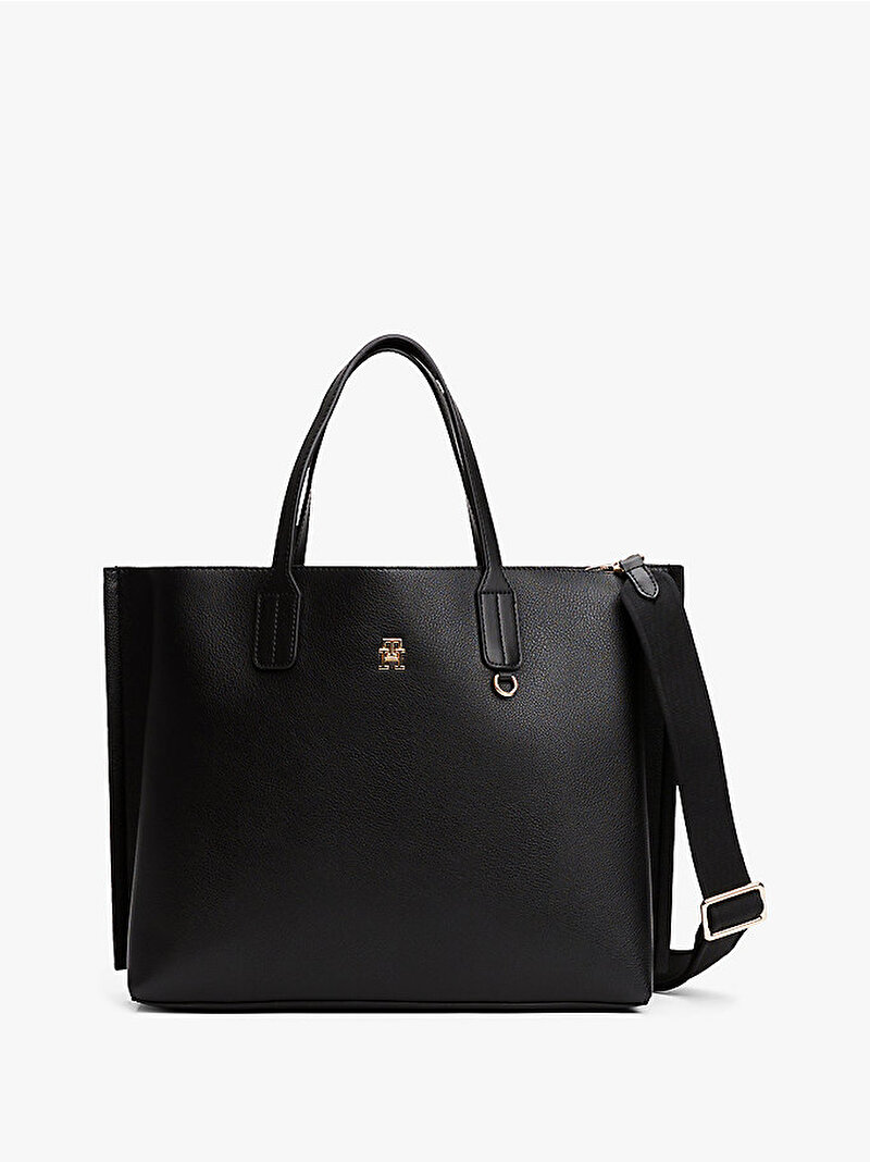 Kadın TH Distinct Satchel Çanta Siyah AW0AW17463BDS
