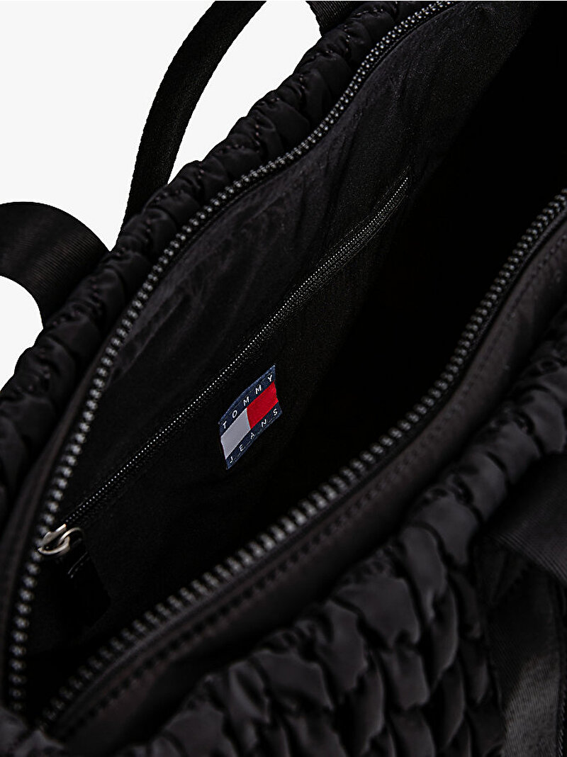 Kadın TJW Urban Quilted Tote Çanta Siyah AW0AW17818BDS