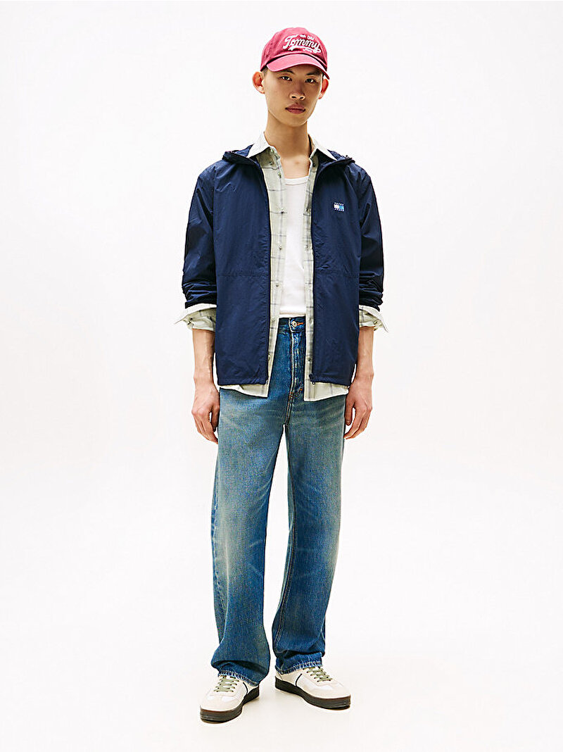 Erkek TJM Chicago Rüzgarlık Ceket Lacivert DM0DM21393C1G