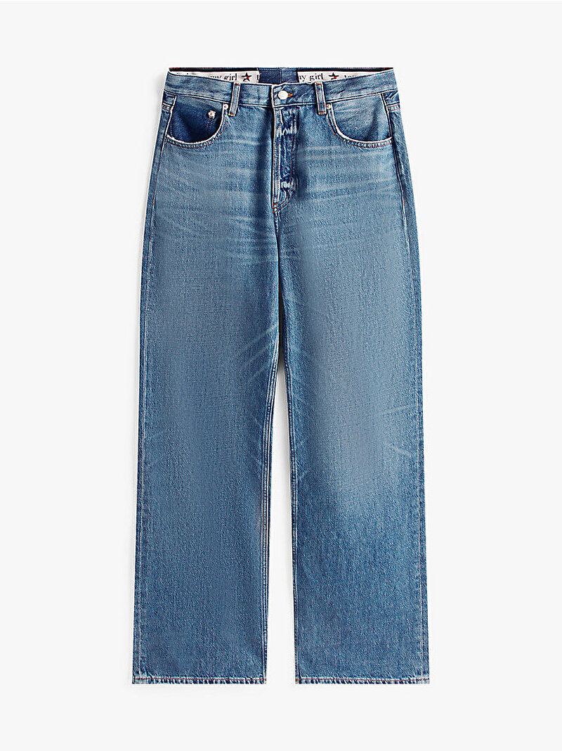 Kadın Tommy Girl Jean Pantolon Mavi  DN0DN000611A4