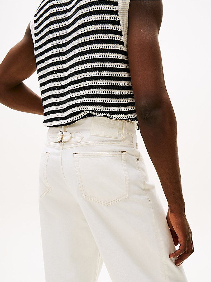 Erkek APXGP Straight Jean Pantolon Ekru MW0MW41381YBL