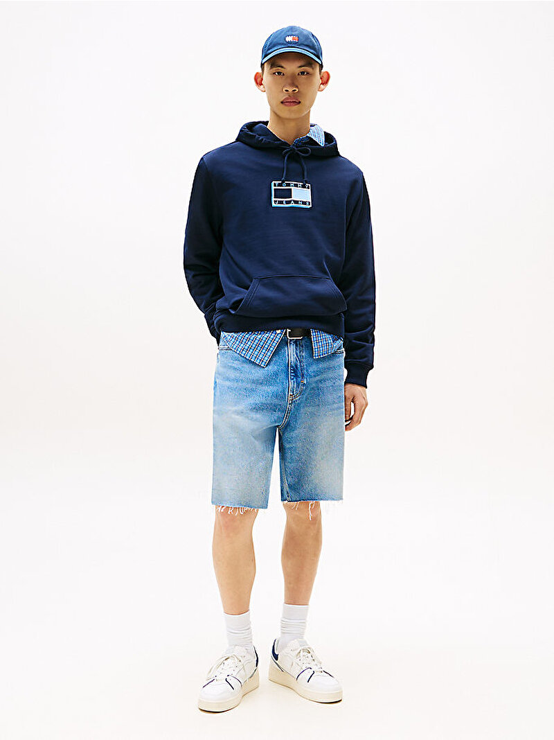 Erkek TJM Regular Pop Sweatshirt Lacivert DM0DM21623C1G