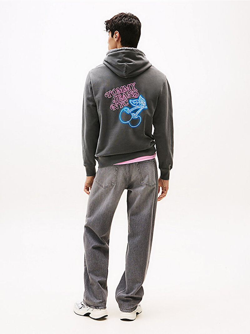Erkek TJM Regular Novelty Fair Sweatshirt Gri DM0DM217980GJ
