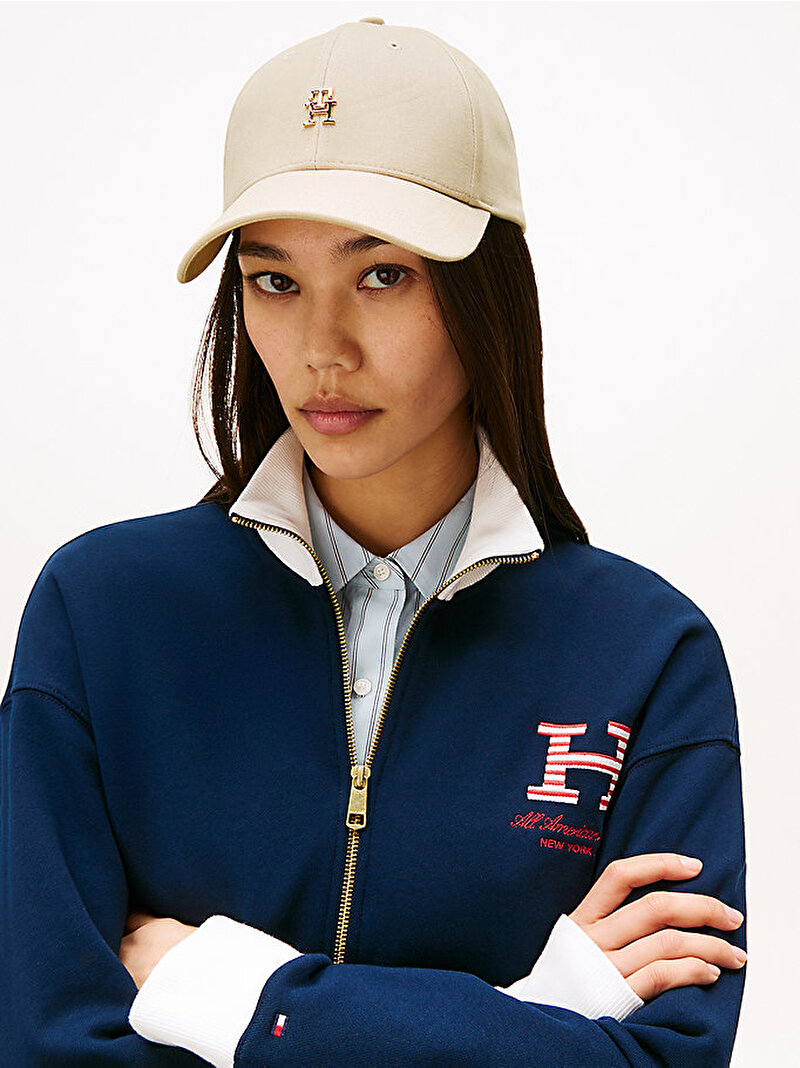 Kadın TH Elevated Chic Şapka Bej  AW0AW17631ACI
