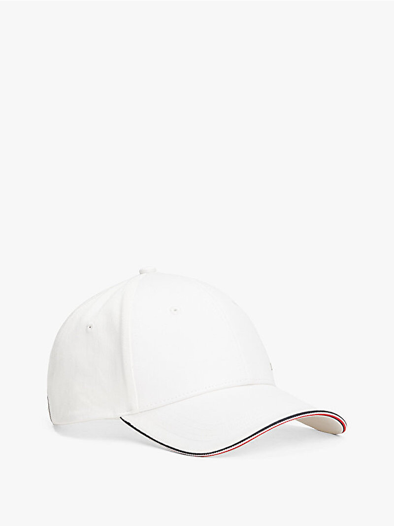 Erkek TH Corporate Cotton Şapka Beyaz  AM0AM12035YCF