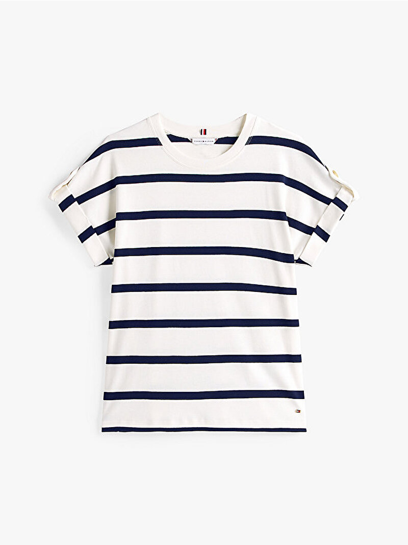 Kadın Gold Button Modern T-shirt Çok renkli WW0WW456280FG