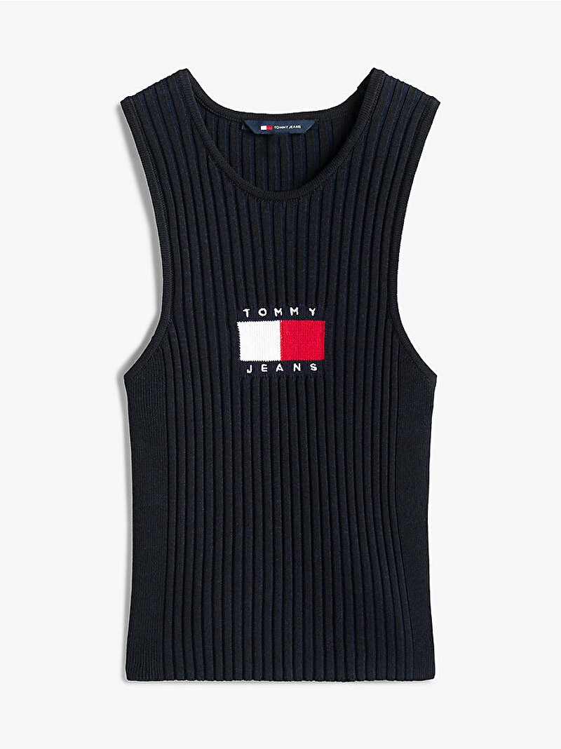 Kadın TJW Rib Racer Tank Top Siyah DW0DW20975BDS