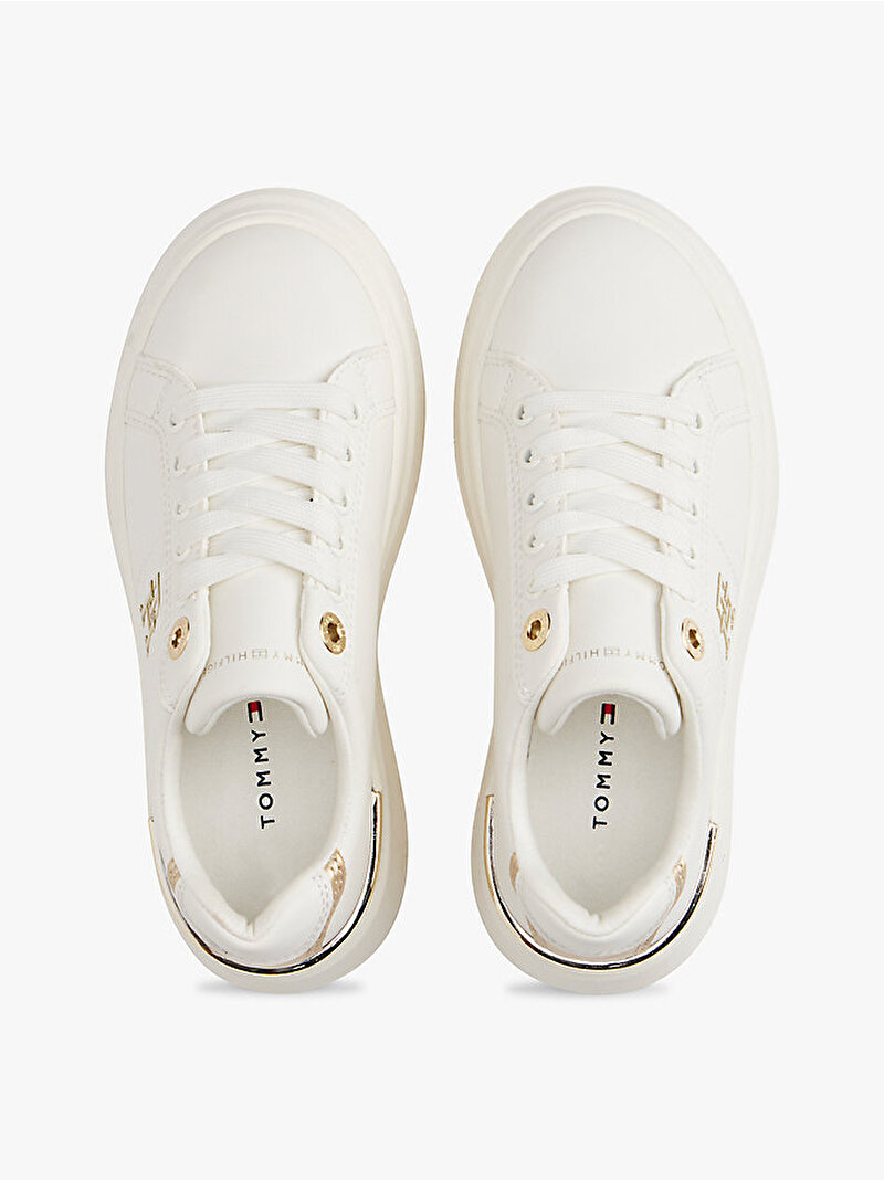 Kız Çocuk Low Cut Lace-Up Sneaker Beyaz EF00033985530