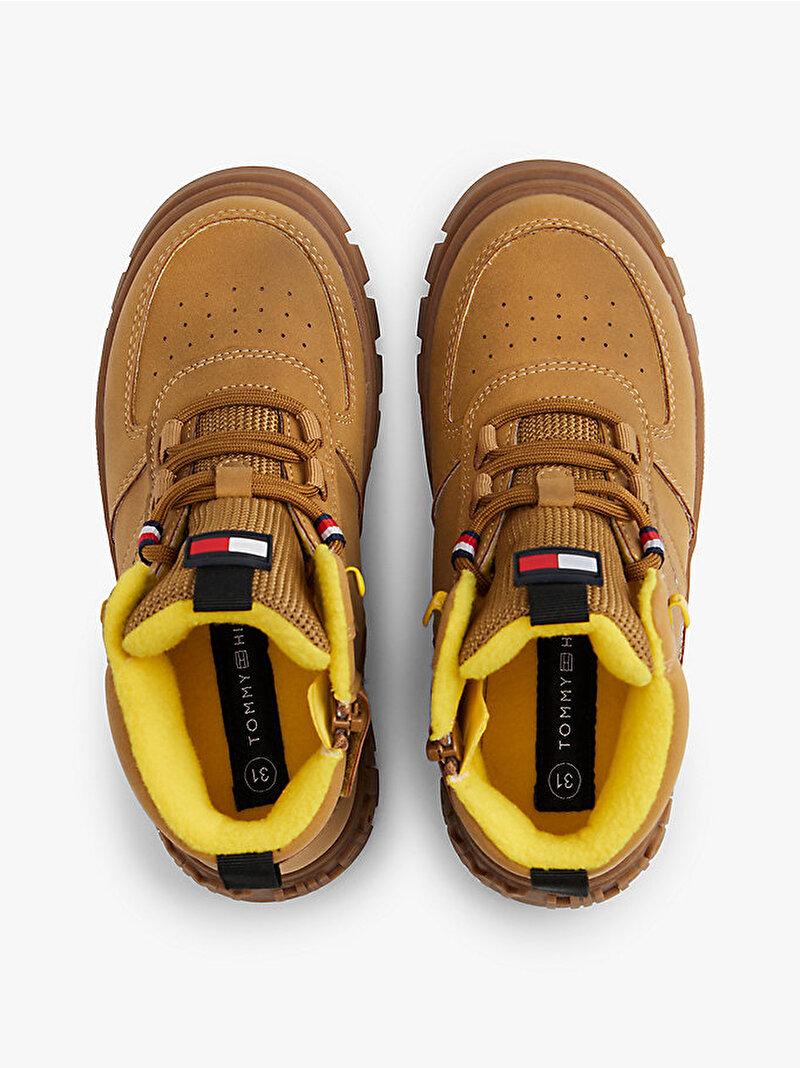 Çocuk Unisex Lace-Up Bot Beyaz EF00034129206