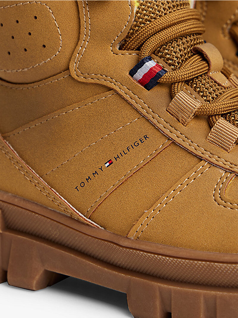 Çocuk Unisex Lace-Up Bot Beyaz EF00034129206