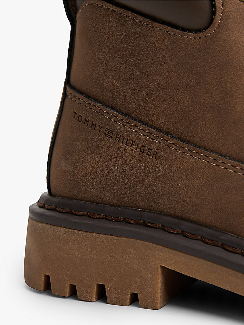 Çocuk Unisex Lace-Up Bot Kahverengi EF00034125509