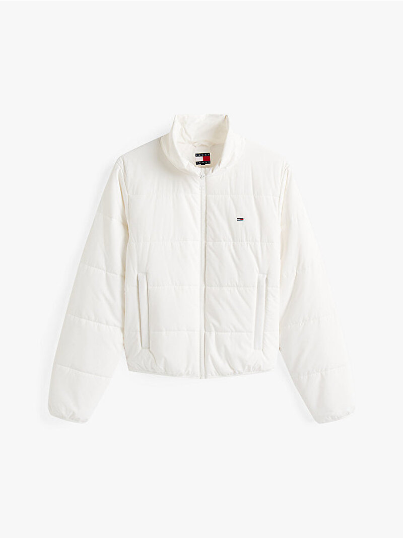 Kadın TJW Regular Padded Puffer Ceket Ekru DW0DW20958YBL