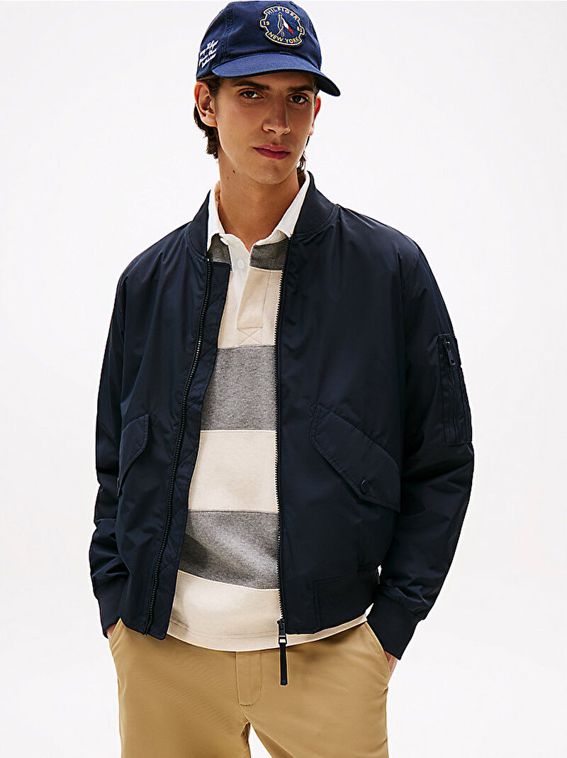 Erkek Packable Bomber Ceket Lacivert MW0MW39629DW5