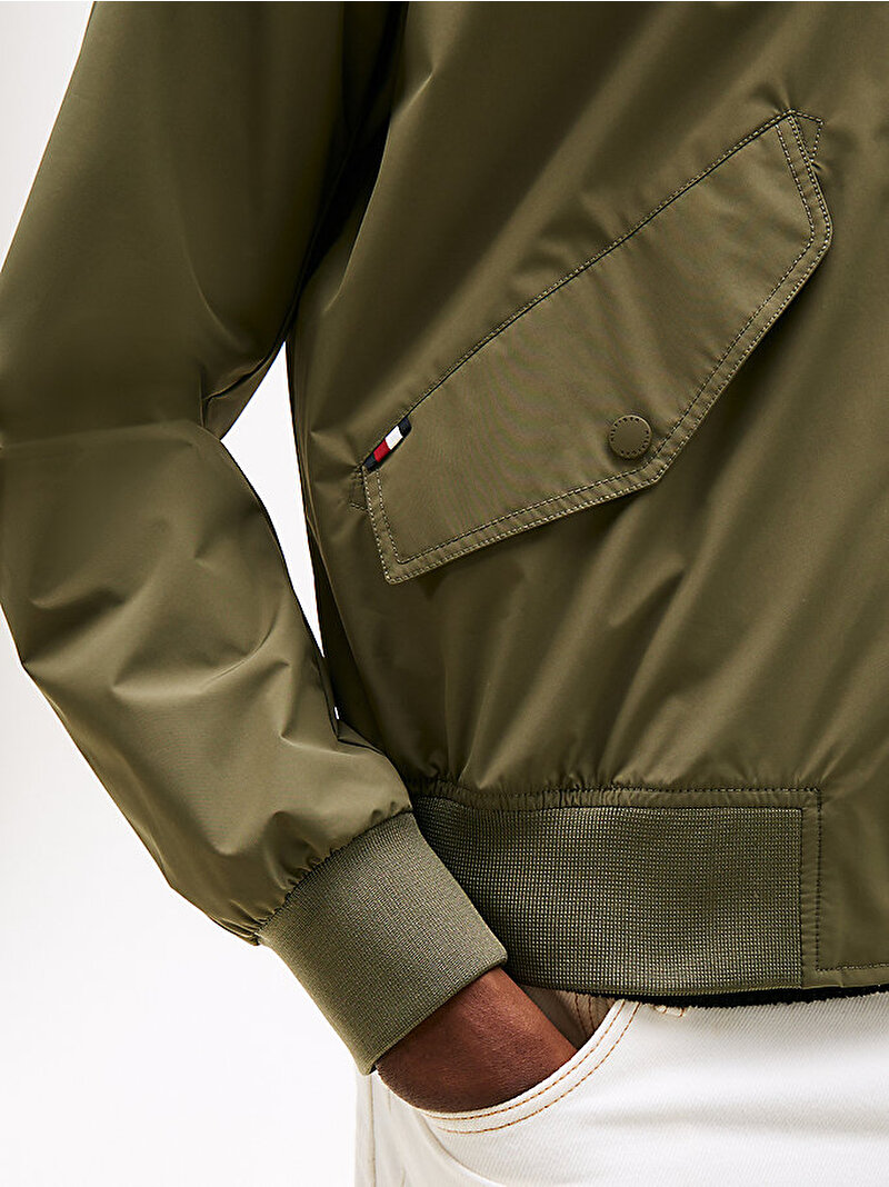 Erkek Packable Bomber Ceket Yeşil MW0MW39629PLI
