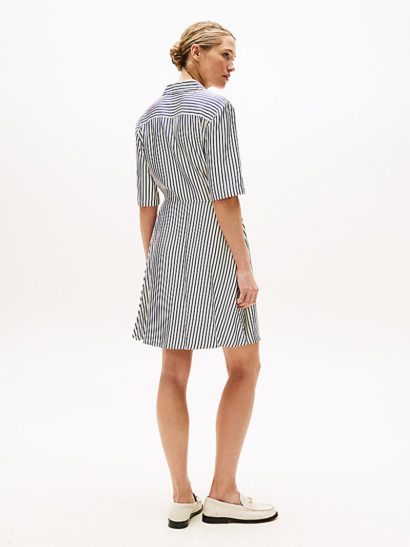 Kadın Twill Elbise Lacivert WW0WW458200FD