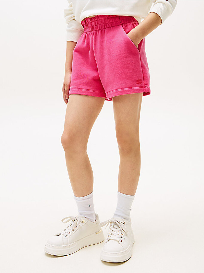 Kız Çocuk Tommy Tonal Flag Şort Pembe  KG0KG08662T1I