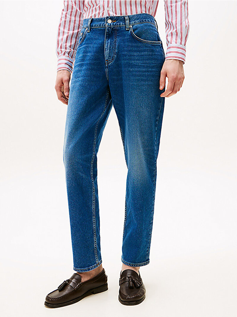 Erkek Tapered Harlem Jean Pantolon Lacivert MW0MW396541A8