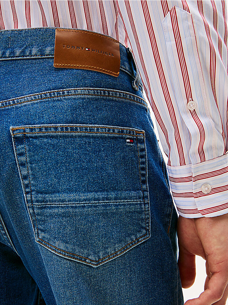 Erkek Tapered Harlem Jean Pantolon Lacivert MW0MW396541A8
