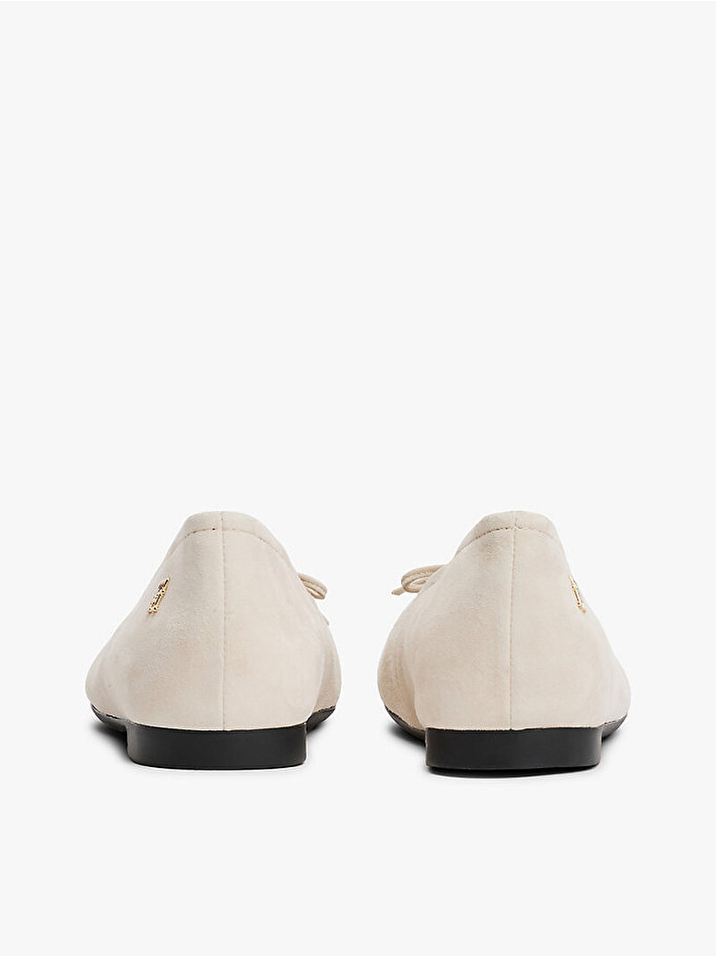 Kadın Toe Cap Süet Babet Bej  FW0FW08909ACI