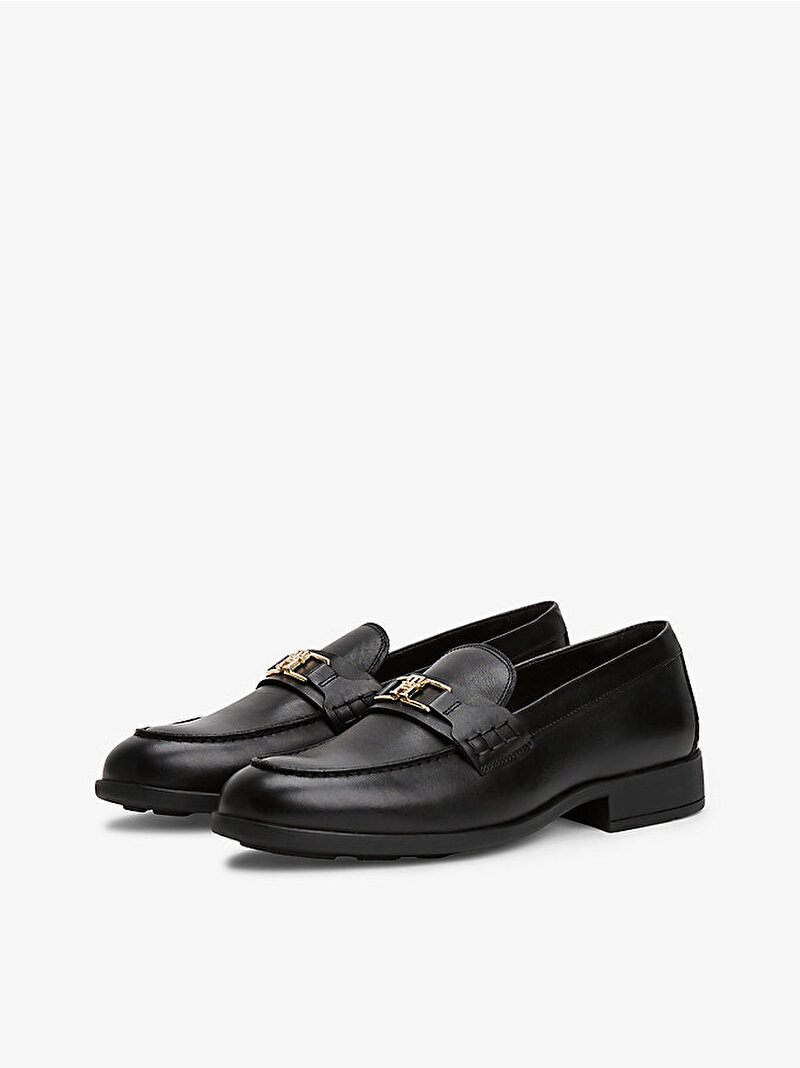Kadın TH Logo Loafer Siyah FW0FW08705BDS