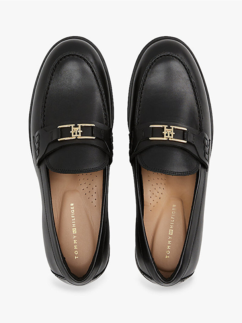 Kadın TH Logo Loafer Siyah FW0FW08705BDS