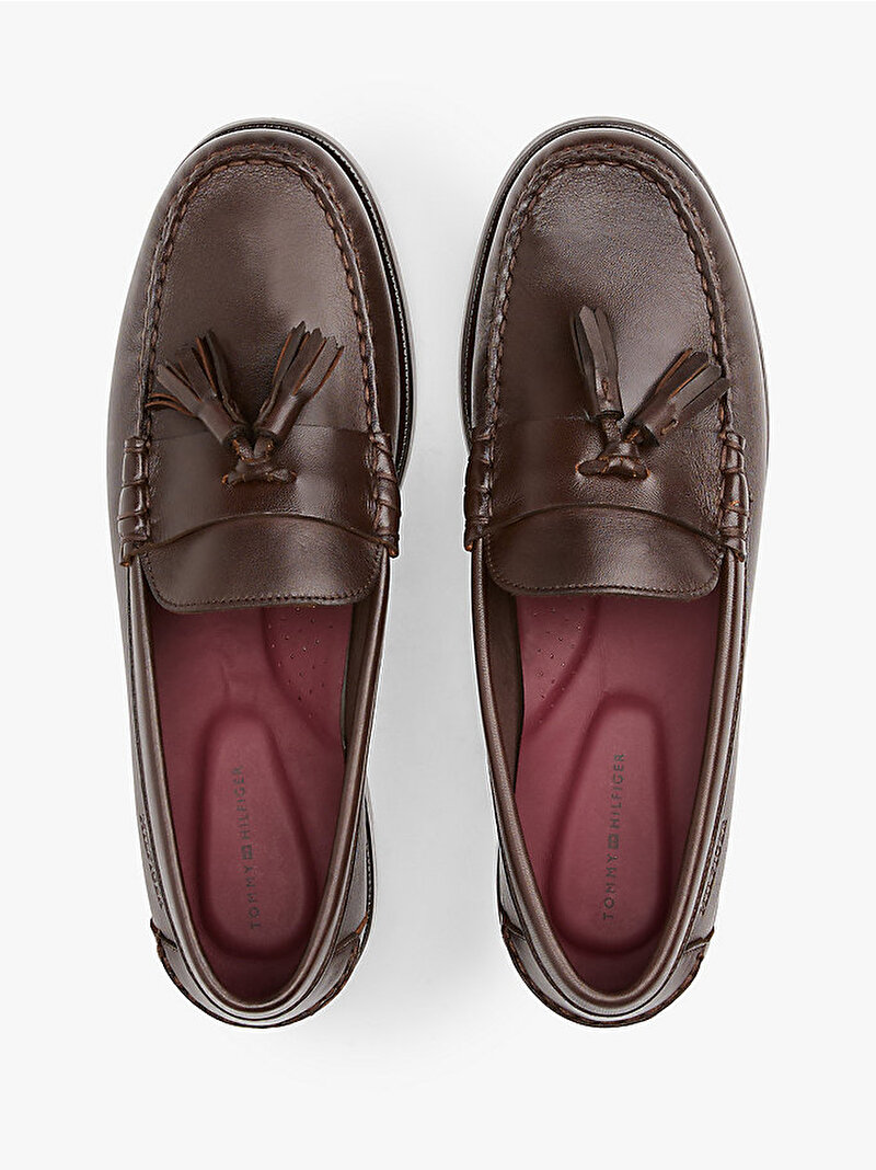 Erkek Hilfiger Tassel Loafer Kahverengi FM0FM05494GT6