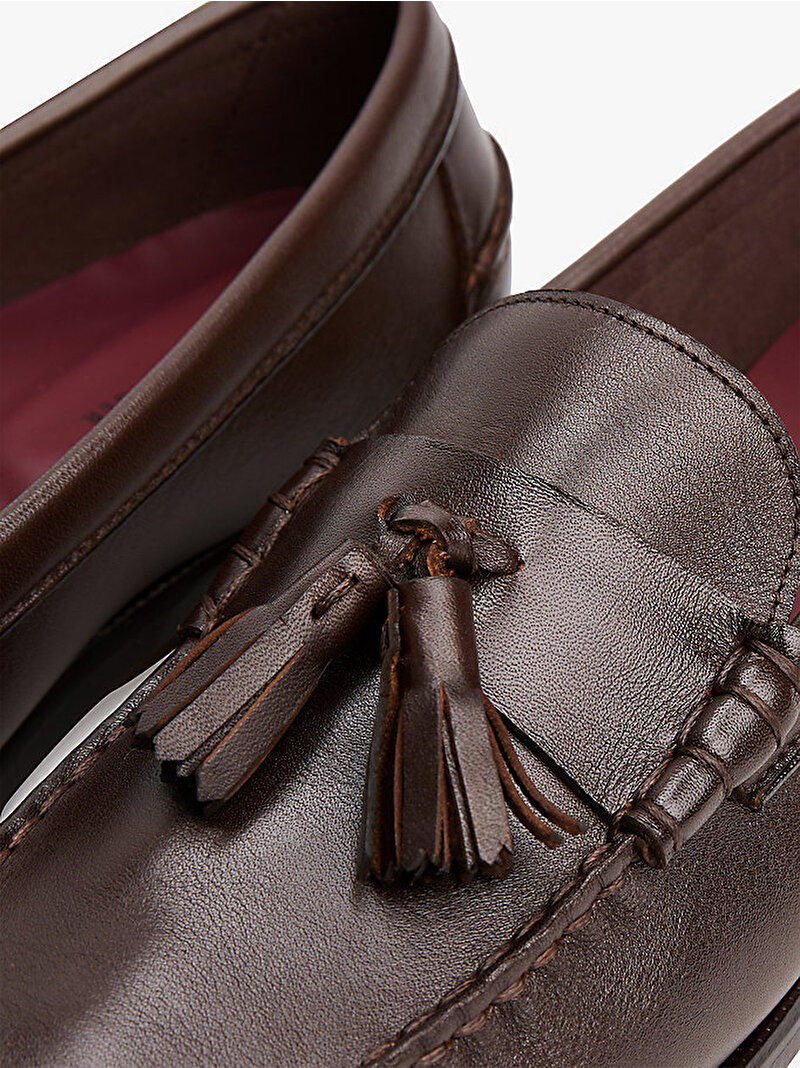 Erkek Hilfiger Tassel Loafer Kahverengi FM0FM05494GT6