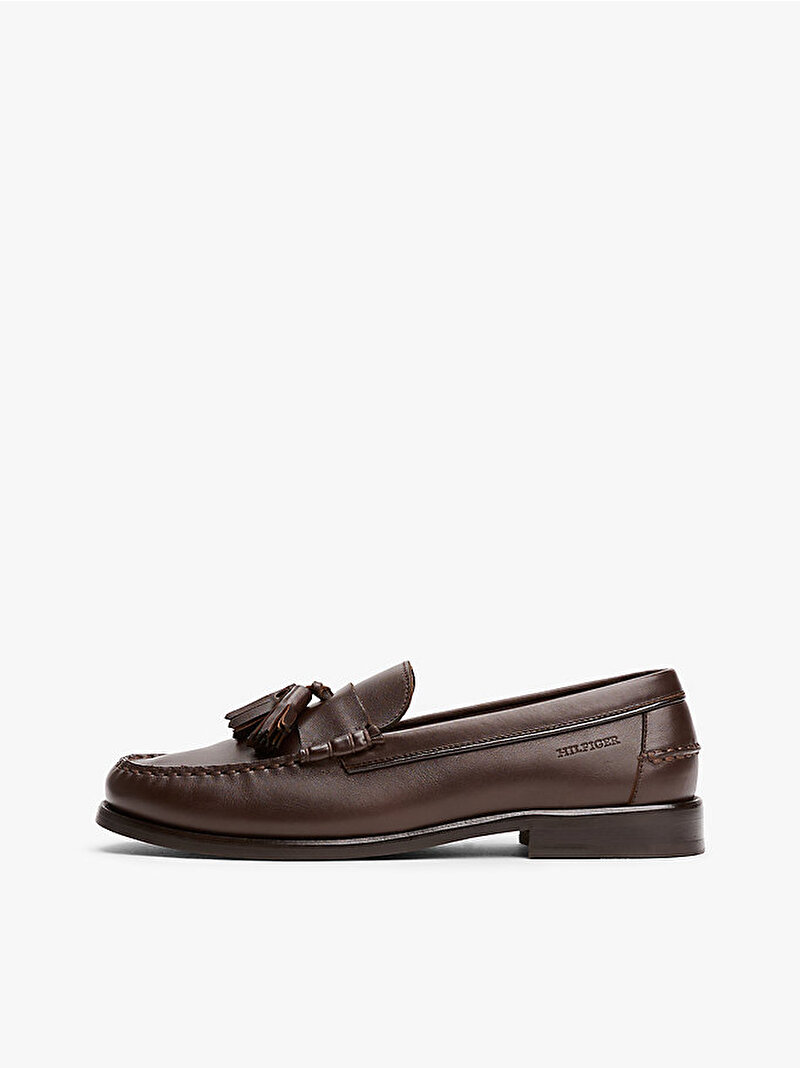 Erkek Hilfiger Tassel Loafer Kahverengi FM0FM05494GT6