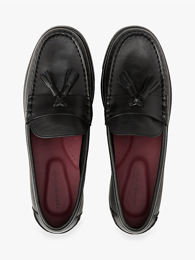 Erkek Hilfiger Tassel Loafer Siyah FM0FM05494BDS