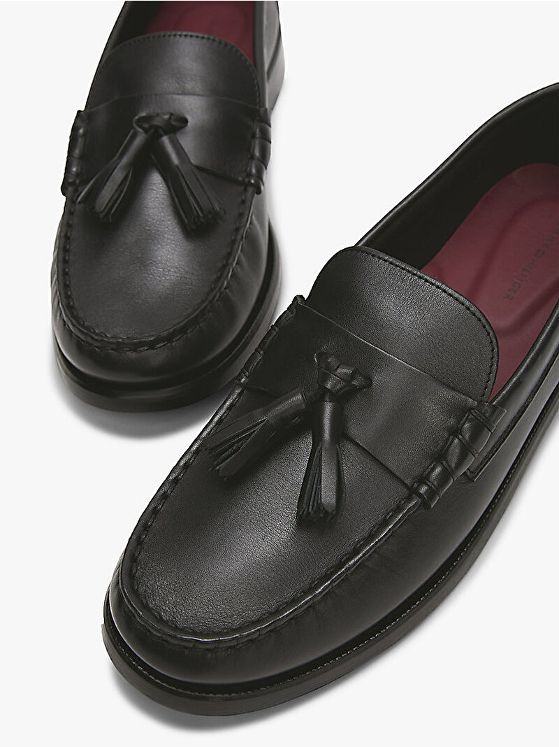 Erkek Hilfiger Tassel Loafer Siyah FM0FM05494BDS