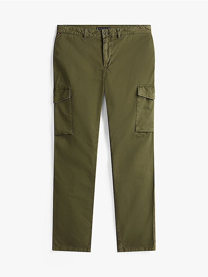 Erkek Denton Twill Cargo Pantolon Yeşil MW0MW39695GY1