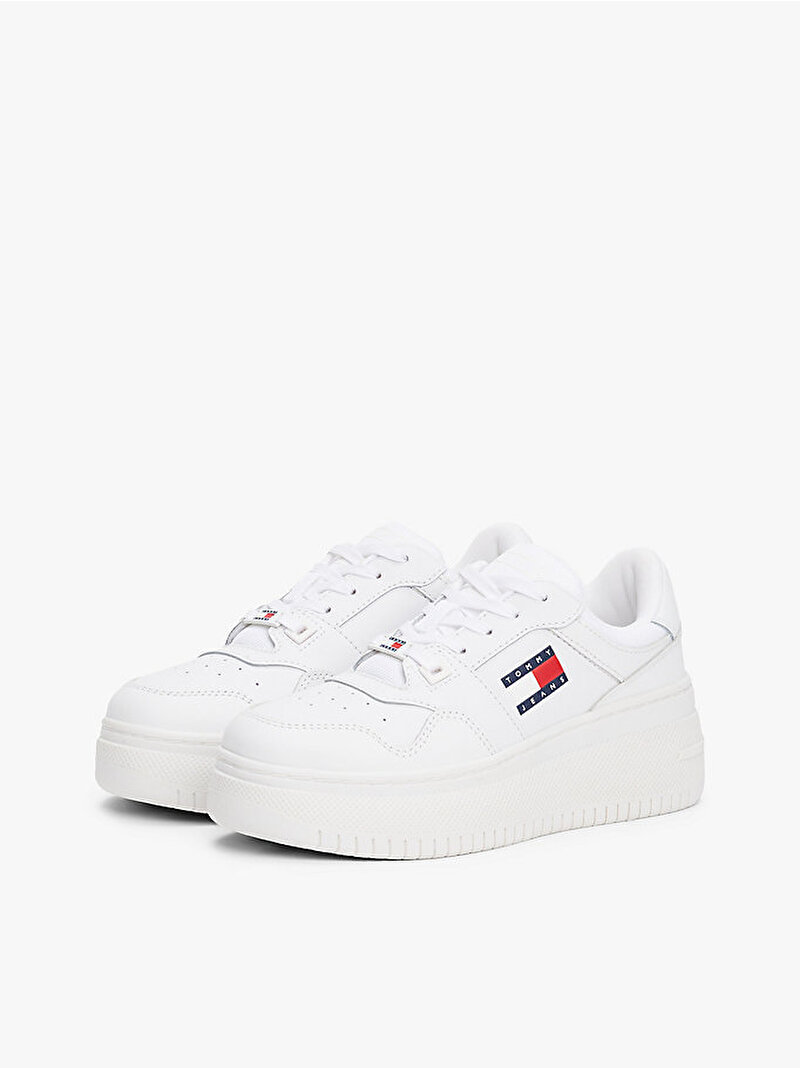 Kadın Tjw Retro Basket Sneaker Beyaz  EN0EN02506YBS
