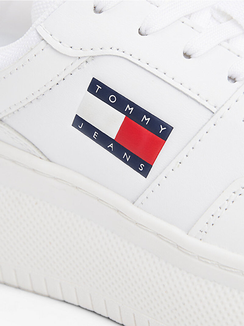 Kadın Tjw Retro Basket Sneaker Beyaz  EN0EN02506YBS