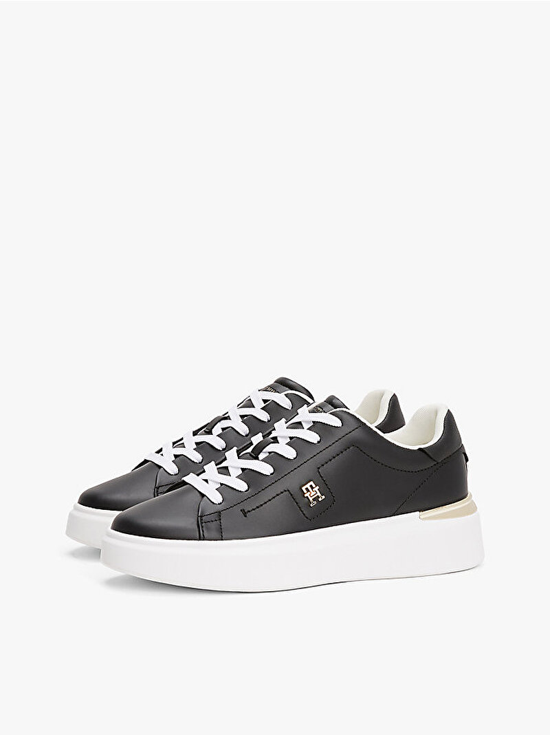 Kadın TH Fashion Court Sneaker Siyah FW0FW08631BDS
