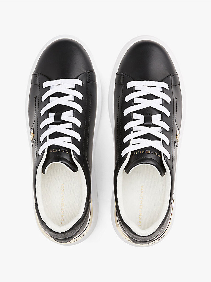 Kadın TH Fashion Court Sneaker Siyah FW0FW08631BDS