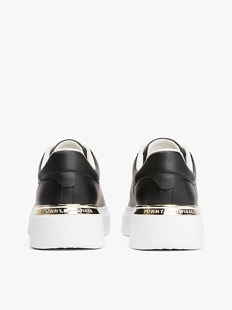 Kadın TH Fashion Court Sneaker Siyah FW0FW08631BDS