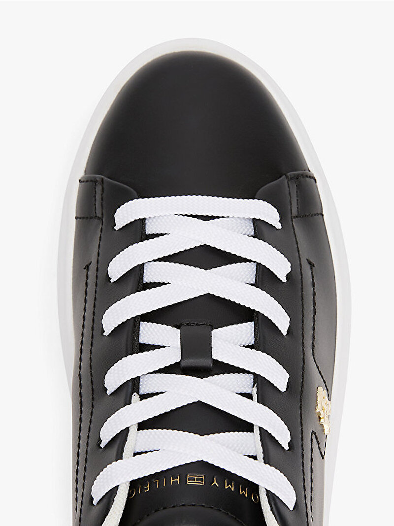 Kadın TH Fashion Court Sneaker Siyah FW0FW08631BDS